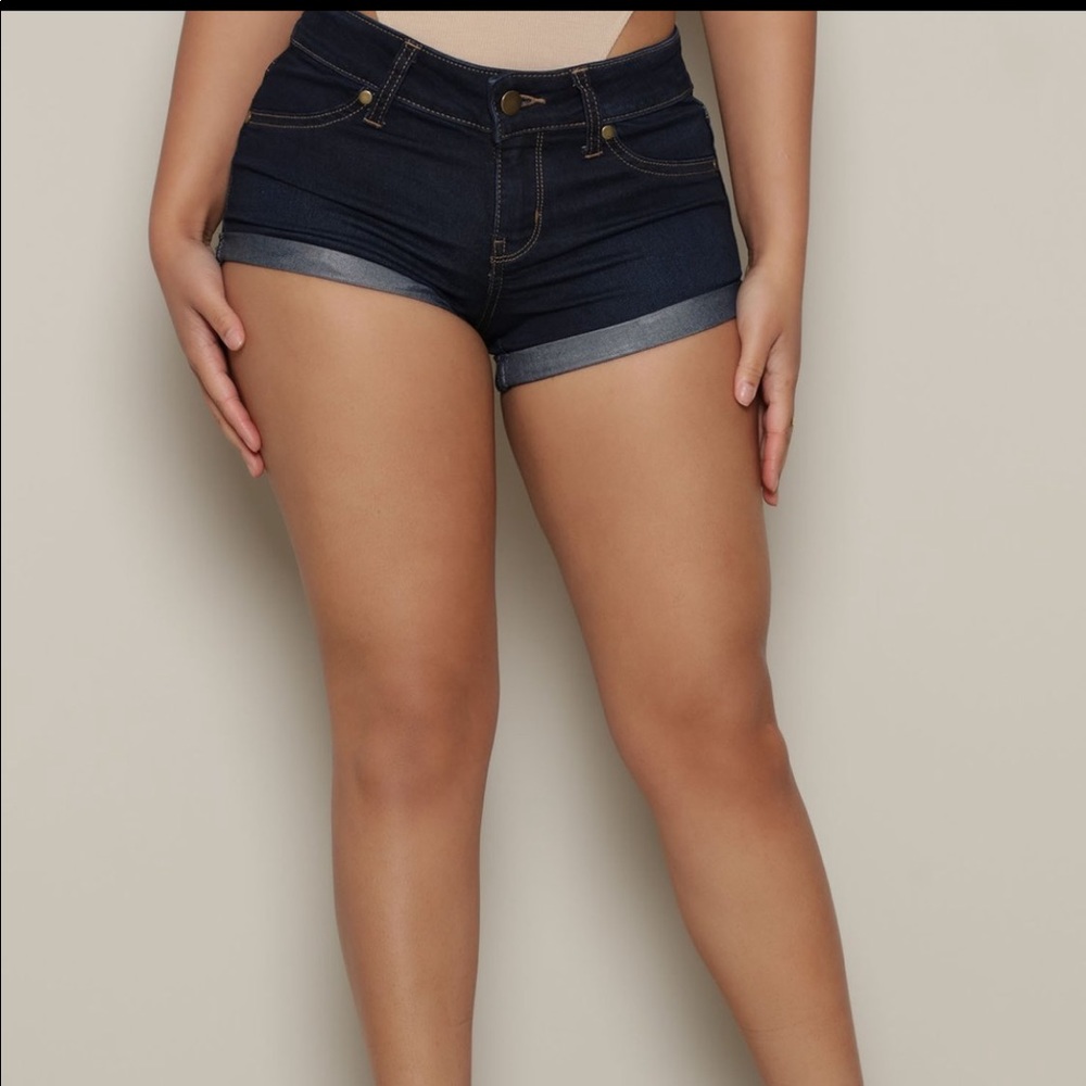 Fashion Nova Juicy Cuffed Booty Shorts
